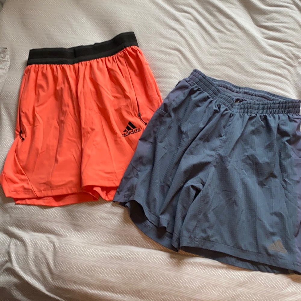 2 pairs of Men’s Adidas gym shorts